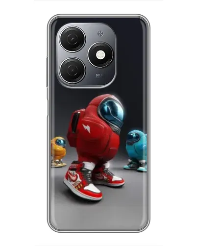 Чехол для TECNO Spark 20 с картинкой «Among Us — 3D стиль»