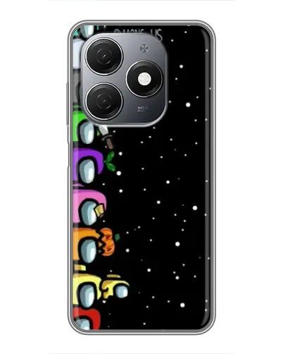 Чехол для TECNO Spark 20 с картинкой «Команда Among Us»