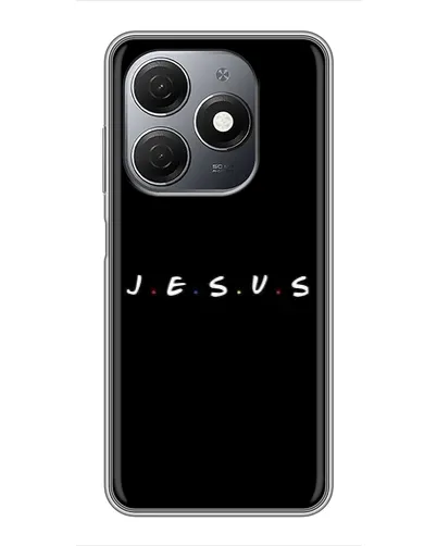 Чехол для TECNO Spark 20 с картинкой «Точки веры J.E.S.U.S.»