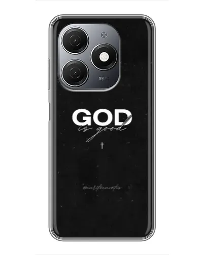 Чехол для TECNO Spark 20 с картинкой «GOD — Бог над всем»