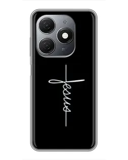 Чехол для TECNO Spark 20 с картинкой «Тонкая линия веры»