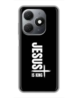 Чехол для TECNO Spark 20 с картинкой «Вертикаль веры Jesus»