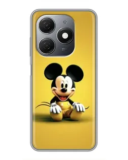 Чохол для TECNO Spark 20 з картинкою «Міккі на жовтому»