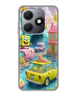 Чехол для TECNO Spark 20 с картинкой «Монстр-трак приключения»