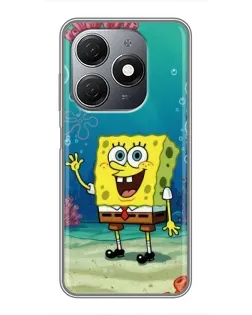 Чехол для TECNO Spark 20 с картинкой «Подводный привет»