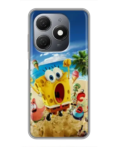 Чехол для TECNO Spark 20 с картинкой «Развлечения на пляже»