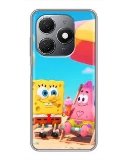 Чехол для TECNO Spark 20 с картинкой «Отдых на пляже»