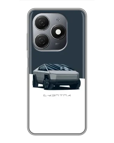 Чохол для TECNO Spark 20 з картинкою «Сріблястий Cybertruck Tesla» Чохол для TECNO Spark 20 з картинкою «Сріблястий Cybertruck Tesla»