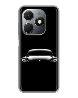 Чохол для TECNO Spark 20 з картинкою «Фари Tesla Night»