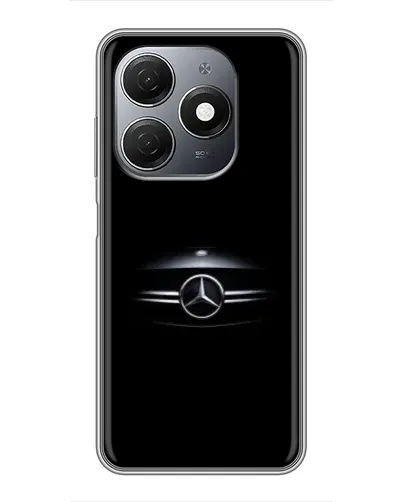 Чехол для TECNO Spark 20 с картинкой «Mercedes — абстрактные линии»