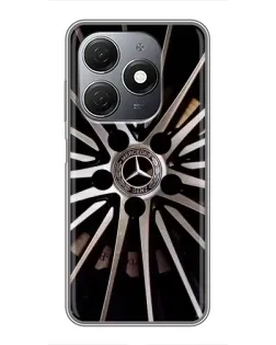 Чохол для TECNO Spark 20 з картинкою «Диск Mercedes»