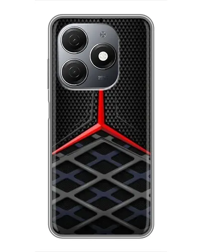 Чехол для TECNO Spark 20 с картинкой «Mercedes Carbon Grid»