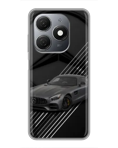 Чехол для TECNO Spark 20 с картинкой «Mercedes AMG — графика»