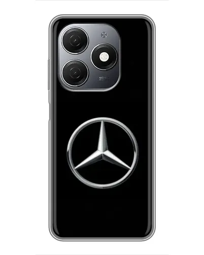 Чехол для TECNO Spark 20 с картинкой «Mercedes классический лого»