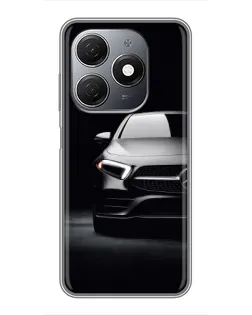 Чехол для TECNO Spark 20 с картинкой «Свет фар Mercedes»