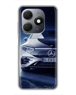 Чехол для TECNO Spark 20 с картинкой «Mercedes EQ — будущее»