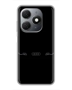 Чохол для TECNO Spark 20 з картинкою «Audi — світловий підпис»
