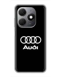 Чохол для TECNO Spark 20 з картинкою «Класичне лого Audi»