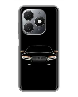 Чохол для TECNO Spark 20 з картинкою «Audi — нічний контур»