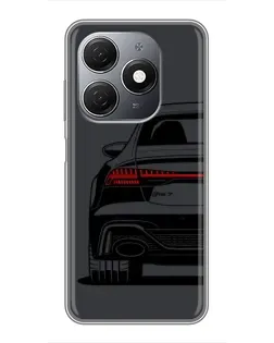 Чохол для TECNO Spark 20 з картинкою «Задня частина Audi — арт»