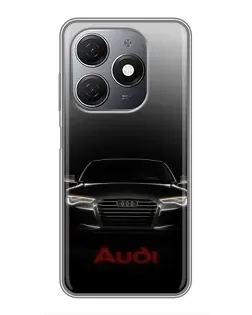 Чохол для TECNO Spark 20 з картинкою «Audi — градієнтний контур»