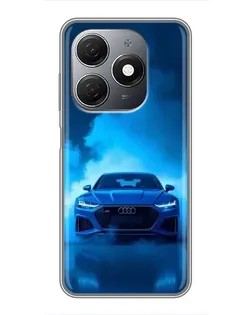 Чохол для TECNO Spark 20 з картинкою «Audi — блакитна енергія»