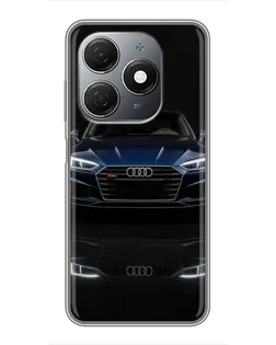 Чохол для TECNO Spark 20 з картинкою «Audi — нічне відображення»