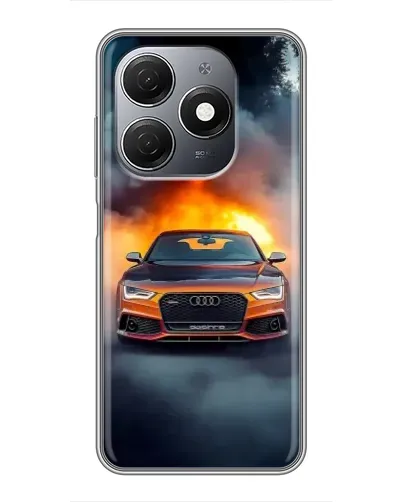 Чохол для TECNO Spark 20 з картинкою «Audi у вогняному диму» Чохол для TECNO Spark 20 з картинкою «Audi у вогняному диму»