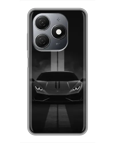 Чехол для TECNO Spark 20 с картинкой «Lamborghini симметрия дорог»