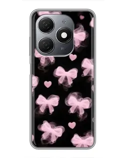 Чехол для TECNO Spark 20 с картинкой «Геометрия банта»
