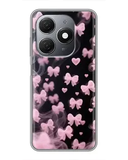 Чехол для TECNO Spark 20 с картинкой «Неоновое кружево»