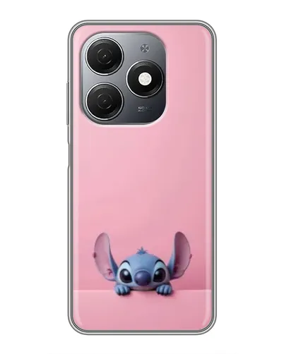 Чехол для TECNO Spark 20 с картинкой «Stitch выглядывает»