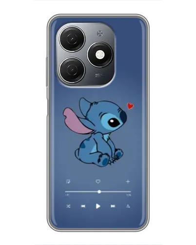 Чехол для TECNO Spark 20 с картинкой «Музыкальный Stitch»