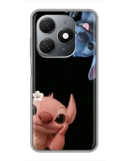 Чехол для TECNO Spark 20 с картинкой «Фиолетовый туман роз»