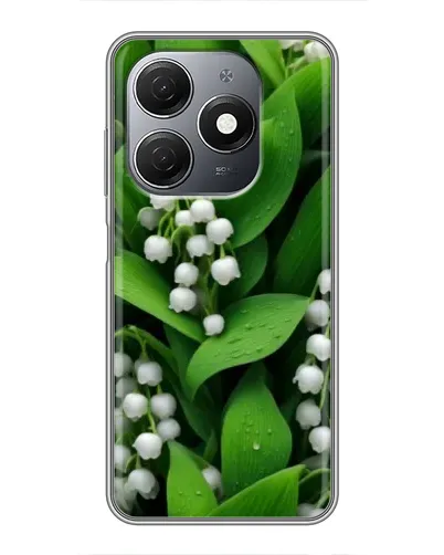 Чехол для TECNO Spark 20 с картинкой «Ландыши в зелени»