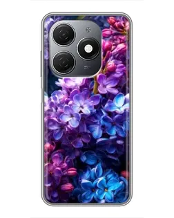 Чехол для TECNO Spark 20 с картинкой «Сиреневый цвет»