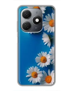 Чехол для TECNO Spark 20 с картинкой «Белоснежные маргаритки»