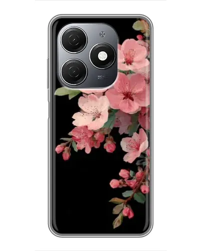 Чехол для TECNO Spark 20 с картинкой «Розовая ветка сакуры»