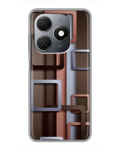 Чохол для TECNO Spark 20 з картинкою «Коричневі об'ємні квадрати» Чохол для TECNO Spark 20 з картинкою «Коричневі об'ємні квадрати»