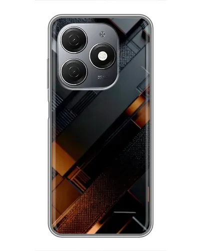 Чохол для TECNO Spark 20 з картинкою «Чорні геометричні блоки» Чохол для TECNO Spark 20 з картинкою «Чорні геометричні блоки»
