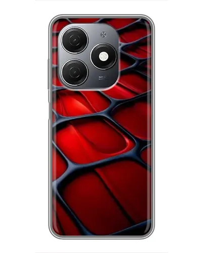 Чохол для TECNO Spark 20 з картинкою «Червона глянцева сітка» Чохол для TECNO Spark 20 з картинкою «Червона глянцева сітка»