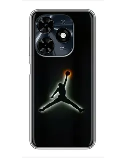 Чохол для TECNO Spark 20c з картинкою «Jordan Gradient Logo»