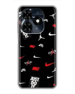 Чохол для TECNO Spark 20c з картинкою «Nike Mix Pattern»
