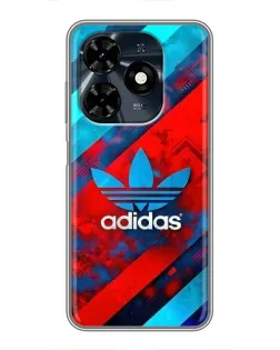 Чохол для TECNO Spark 20c з картинкою «Абстракція Adidas»