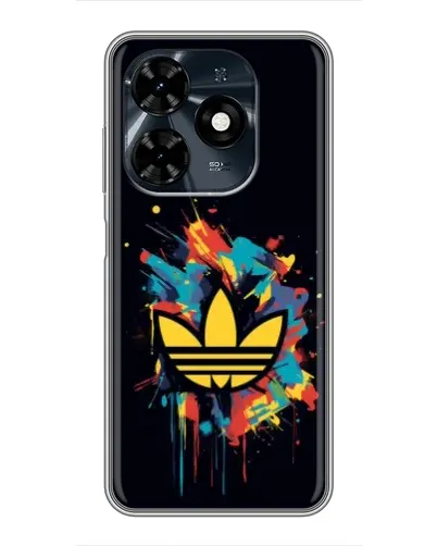 Чехол для TECNO Spark 20c с картинкой «Adidas Splash»