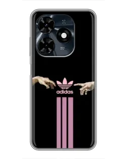 Чехол для TECNO Spark 20c с картинкой «Adidas Hands»
