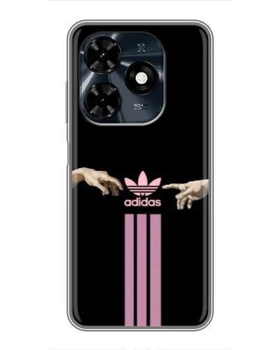 Чехол для TECNO Spark 20c с картинкой «Adidas Hands»