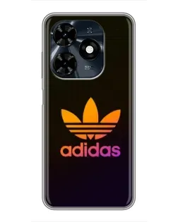 Чехол для TECNO Spark 20c с картинкой «Градиент Adidas»