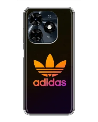 Чехол для TECNO Spark 20c с картинкой «Градиент Adidas»