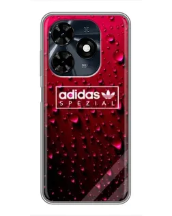 Чехол для TECNO Spark 20c с картинкой «Adidas Gold Marble»